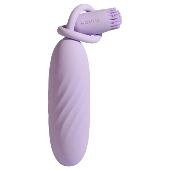 Svakom Plume - œuf vibrant 2-en-1 (violet)