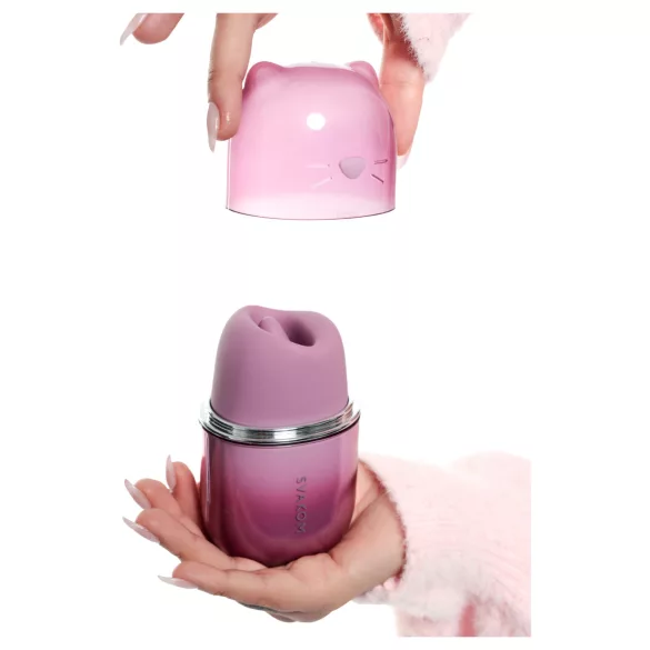 Svakom Klitty - stimulateur clitoridien à ondes d’air avec vibromasseur, contrôlé par application