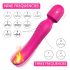 Sex HD Iris - Vibromasseur Chauffant à 2 Moteurs (Rose)