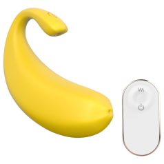 Sex HD - œuf vibrant connecté forme banane - jaune