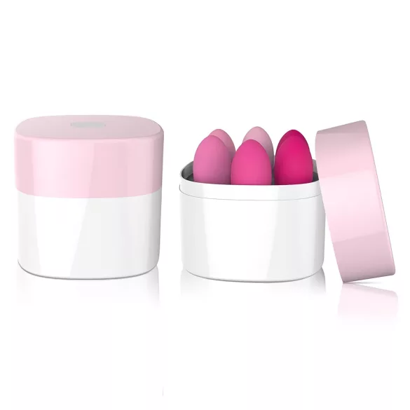 Sex HD Eggs - Boules de Kegel - Set 6 pièces - silicone rose