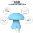 Magic Mushroom - masseur visage rechargeable (bleu)