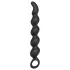 Sex HD Steven - plug anal à perles - silicone noir