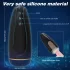 Sex HD Hawk - masturbateur vibrant et aspirant rechargeable - noir et blanc