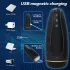 Sex HD Hawk - masturbateur vibrant et aspirant rechargeable - noir et blanc