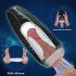 Sex HD Hawk - masturbateur vibrant et aspirant rechargeable - noir et blanc