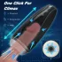 Sex HD Hawk - masturbateur vibrant et aspirant rechargeable - noir et blanc