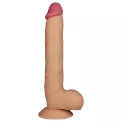   Lovetoy King-Sized - gode réaliste ventouse - 25 cm - couleur chair