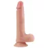 Lovetoy Nature Cock - godemichet réaliste double couche - 20cm beige