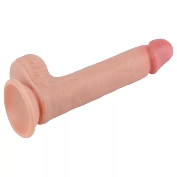 Lovetoy Nature Cock - godemichet réaliste double couche - 20cm beige