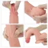 Lovetoy Nature Cock - godemichet réaliste double couche - 20cm beige