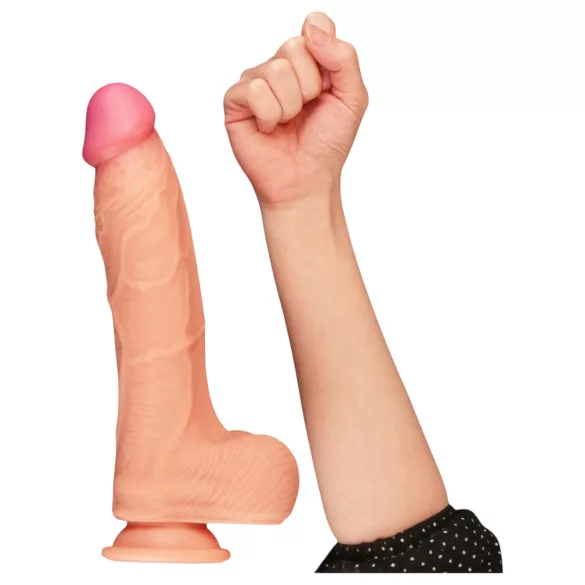 Lovetoy Nature Cock - gode réaliste double couche - 25cm - couleur chair