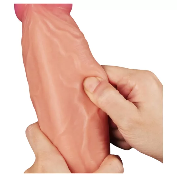 Lovetoy Nature Cock - gode réaliste double couche - 25cm - couleur chair