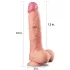 Lovetoy Nature Cock - gode réaliste double couche - 25cm - couleur chair