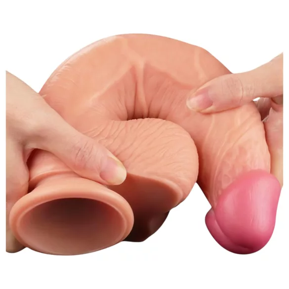 Lovetoy Nature Cock - gode réaliste double couche - 25cm - couleur chair