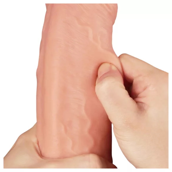 Lovetoy Nature Cock - gode réaliste double couche - 28cm - couleur chair