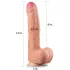 Lovetoy Nature Cock - gode réaliste double couche - 28cm - couleur chair