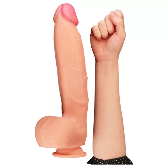 Lovetoy - gode réaliste double couche - 30 cm - couleur chair