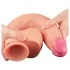 Lovetoy - gode réaliste double couche - 30 cm - couleur chair