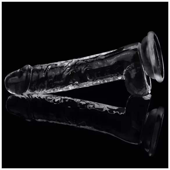 Lovetoy Flawless Clear - gode ventouse - 19 cm (transparent)