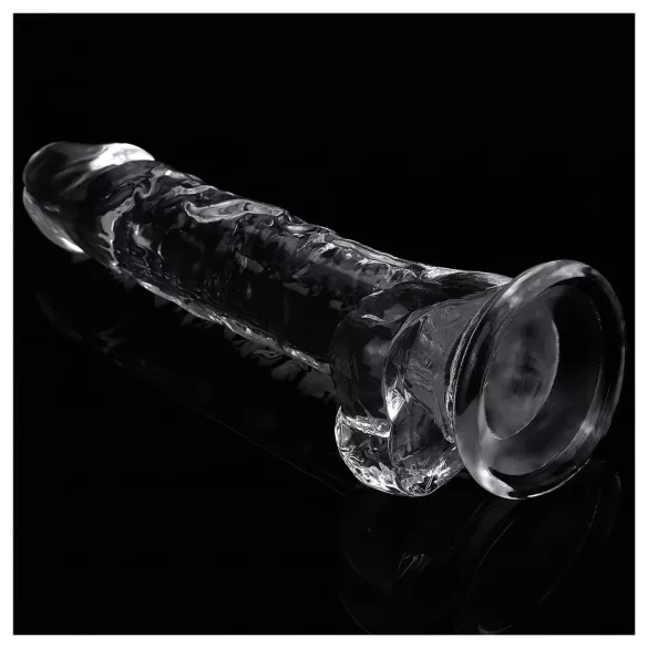 Lovetoy Flawless Clear - gode ventouse - 19 cm (transparent)
