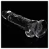 Lovetoy Flawless Clear - gode ventouse - 19 cm (transparent)