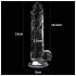 Lovetoy Flawless Clear - gode ventouse - 19 cm (transparent)