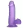 Lovetoy - gode ventouse réaliste - 15 cm - gelée violette