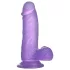 Lovetoy - gode ventouse réaliste - 15 cm - gelée violette