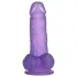 Lovetoy - gode ventouse réaliste - 15 cm - gelée violette