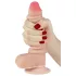 Lovetoy Sliding-Skin - gode ceinture réaliste double couche - 18 cm