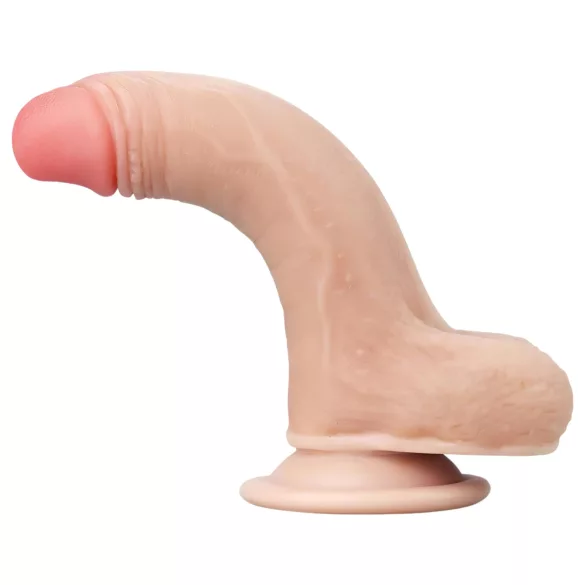 Lovetoy Sliding-Skin - gode ceinture réaliste double couche - 18 cm