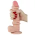 Lovetoy Sliding-Skin - gode micur deux couches - 21cm - couleur chair