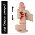 Lovetoy Sliding-Skin - gode micur deux couches - 21cm - couleur chair