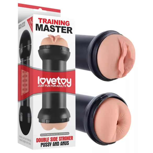Lovetoy - masturbateur vagin et anus - réaliste - couleur chair