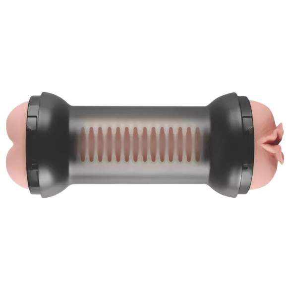 Lovetoy - masturbateur vagin et anus - réaliste - couleur chair
