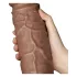 Lovetoy Chubby - gode réaliste ventouse - 25 cm - couleur chair