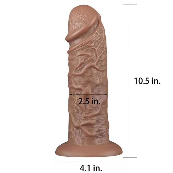 Lovetoy Chubby - gode réaliste ventouse - 25 cm - couleur chair