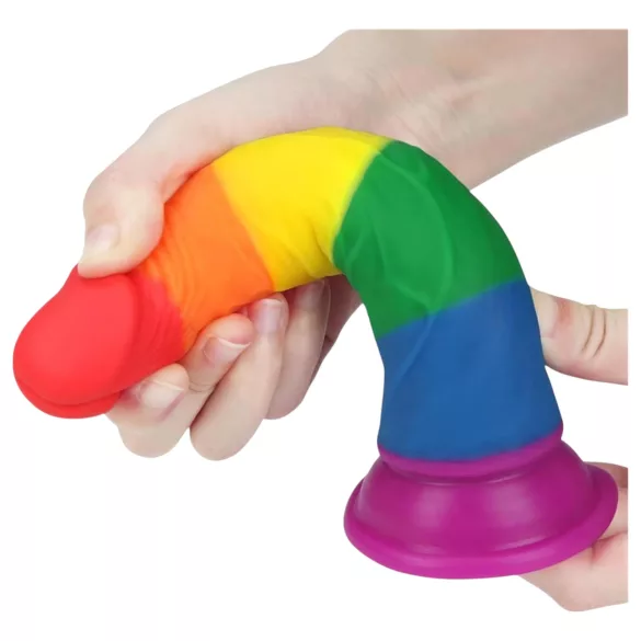 Lovetoy Prider - gode réaliste - 19 cm - multicolore