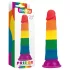 Lovetoy Prider - gode réaliste - 19 cm - multicolore