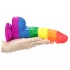 Lovetoy Prider - gode réaliste - silicone - 19cm - arc-en-ciel