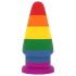 Lovetoy Prider - plug anal dilatateur - 15cm - arc-en-ciel