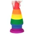 Lovetoy Prider - plug anal dilatateur - 15cm - arc-en-ciel