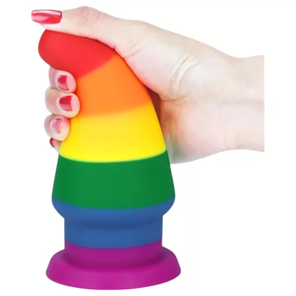 Lovetoy Prider - plug anal dilatateur - 15cm - arc-en-ciel
