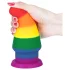 Lovetoy Prider - plug anal dilatateur - 15cm - arc-en-ciel