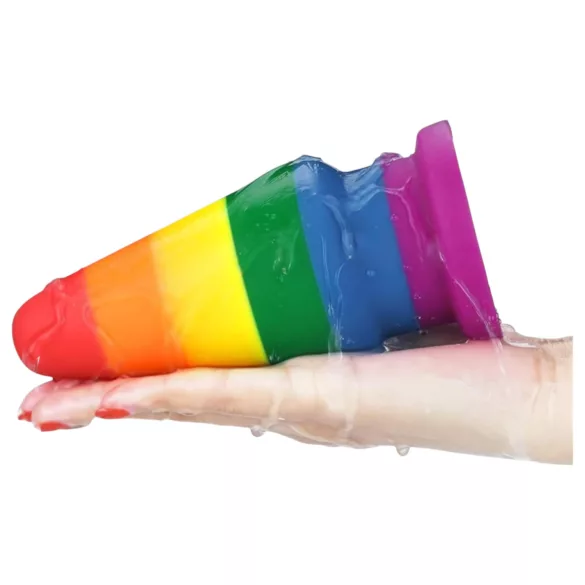 Lovetoy Prider - plug anal dilatateur - 15cm - arc-en-ciel