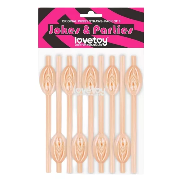 Lovetoy - paille avec vagin - plastique - couleur chair