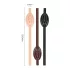 Lovetoy - paille pénis - lot de 3 - chair/marron/noir