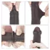 Lovetoy Sliding-Skin - gode ceinture réaliste double couche - 18cm - marron