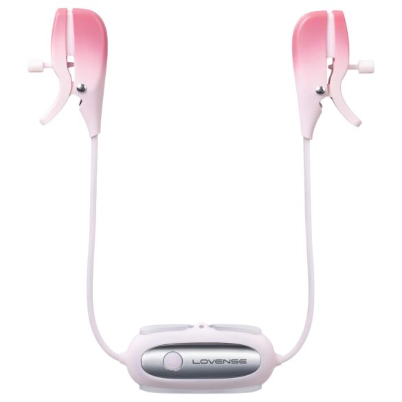 LOVENSE Gemini - pinces à tétons vibrants intelligents (rose)